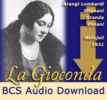 La Gioconda - Arangi Lombardi