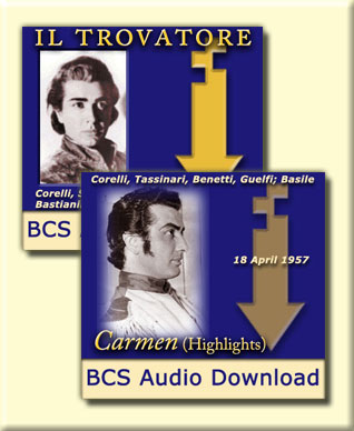 Two Operas with Corelli: Carmen/Trovatore