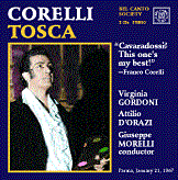 Tosca with Corelli, Gordoni