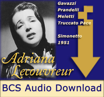 Adriana Lecouvreur - Gavazzi