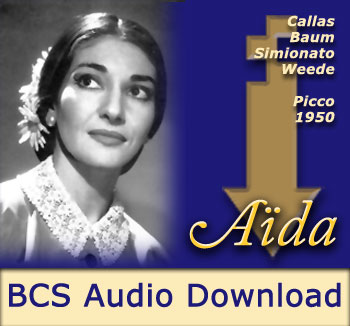 Aida - Callas, Baum