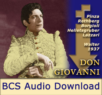 Don Giovanni - Pinza, Rethberg